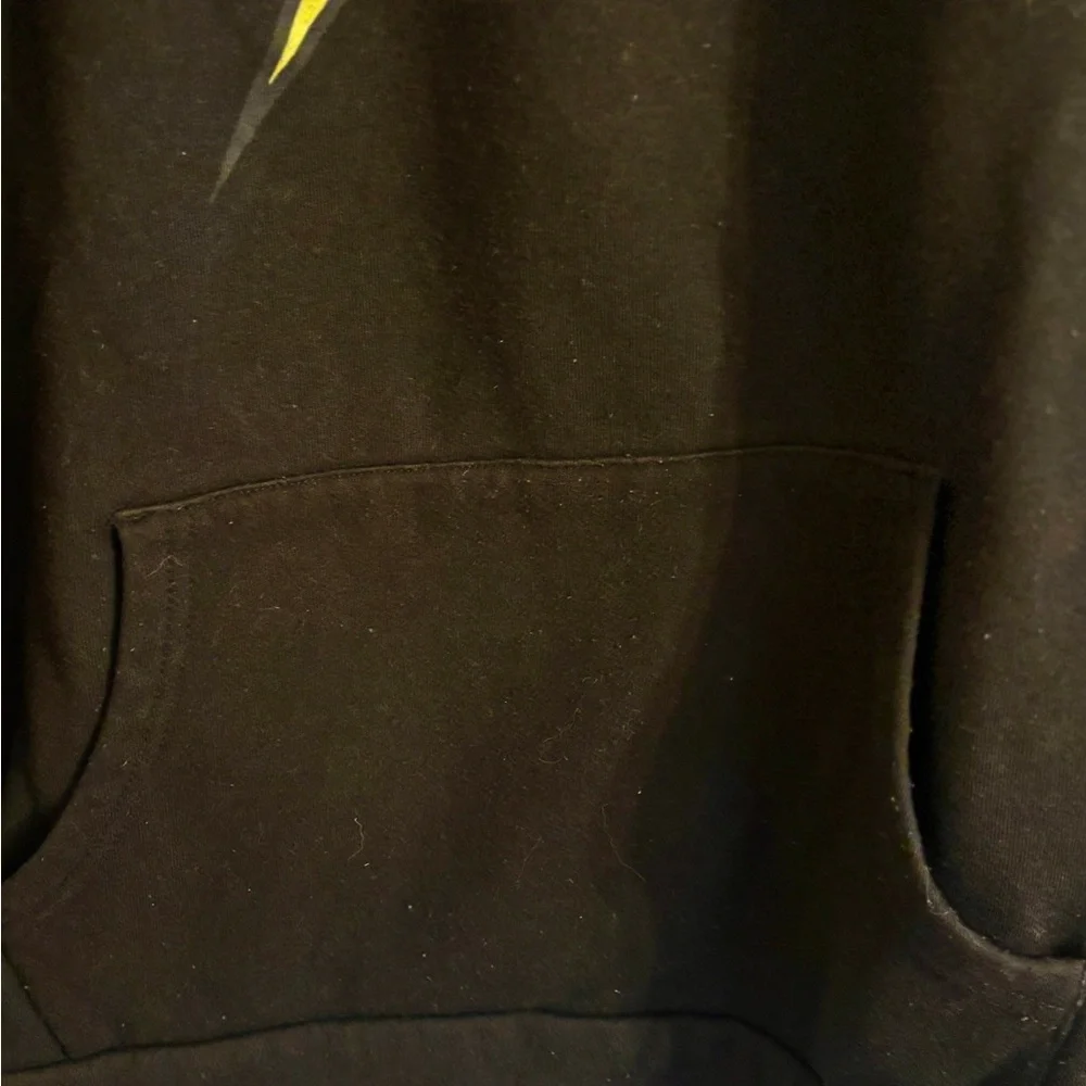 DC Comics The Flash Logo Distressed Hooded Sweatshirt - Picture 10 of 15